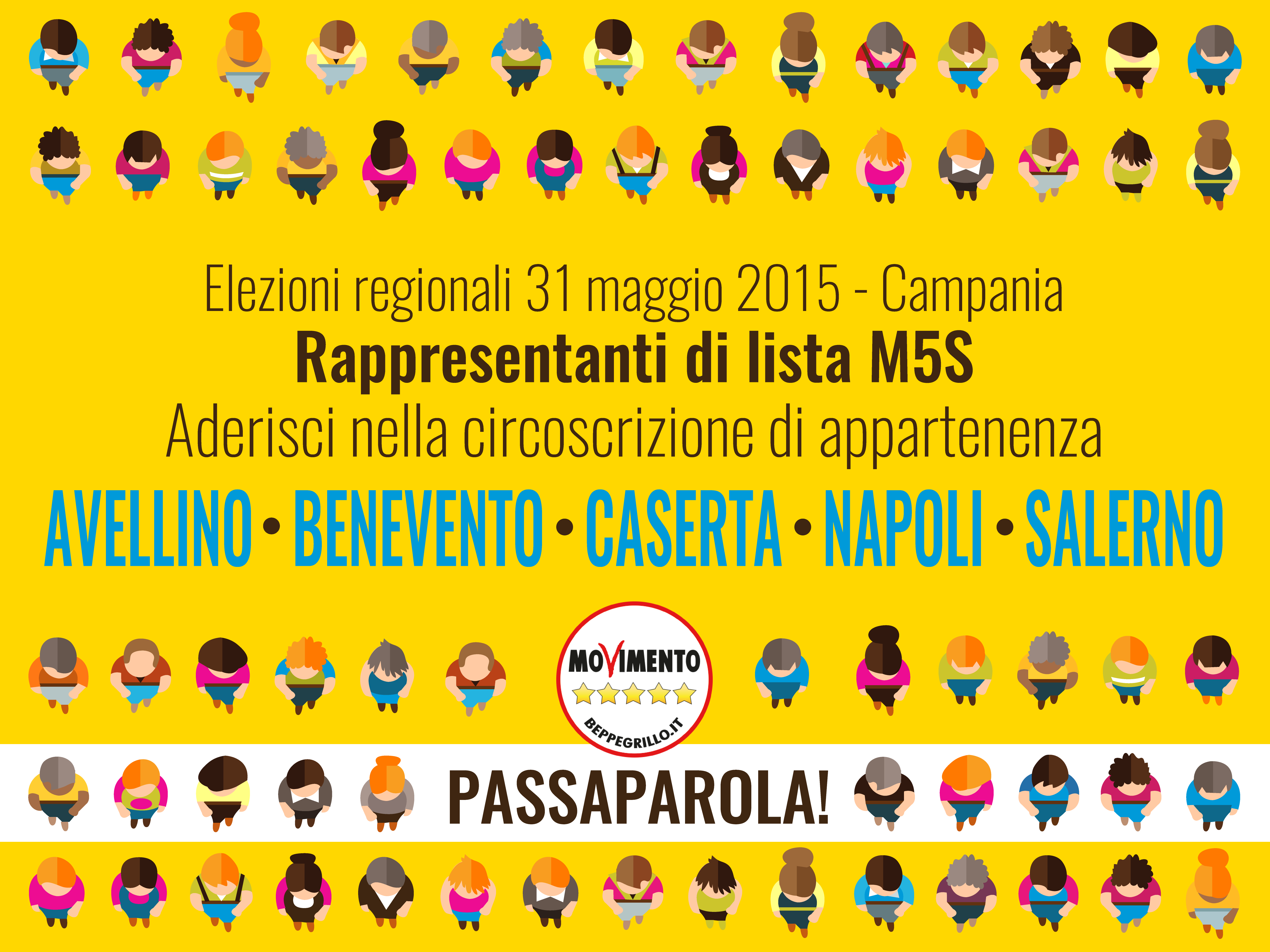 Rappresentanti di lista M5S - Campania 2015
